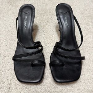 Tony Bianco Strappy Black Heels